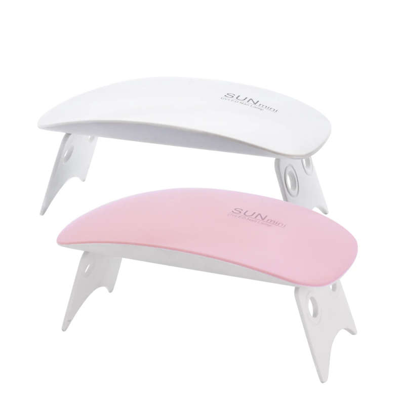 LED Mini Gel Nail Lamp 6W Portable USB Charge Gel Fast Dry Nails Gel Manicure