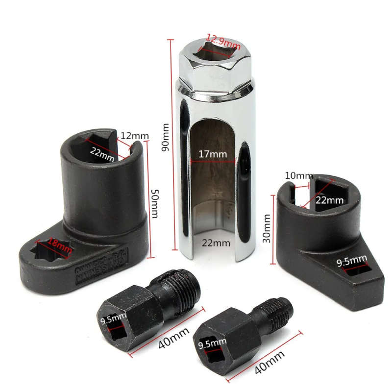 Oxygen Sensor Socket Set Features Package Included Material Chrome Vanadium Steel Suitable for ox...