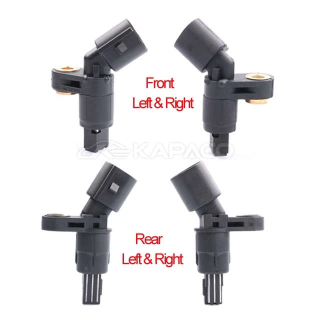 4PCS ABS Speed Sensor Front Rear Left&amp;Right For 1998-2008 Audi TT VW VOLKSWAGEN Golf Jetta