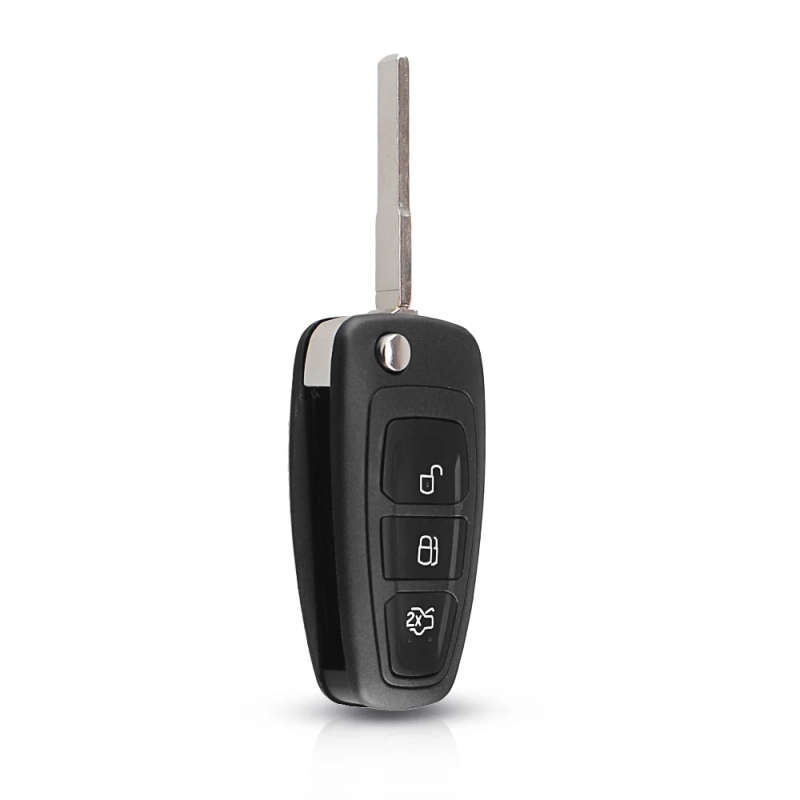 For Ford Mondeo Focus C-Max S-Max 2013-17 434Mhz 3 Buttons Filp Car Remote Control Key FSK