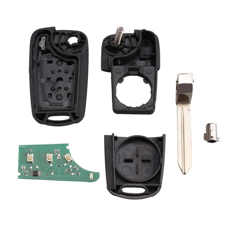 For Kia Rio Ceed CeedPro Picanto 2004-2011 433Mhz Flip Car Remote Key With ID46 Chip Auto Car Key