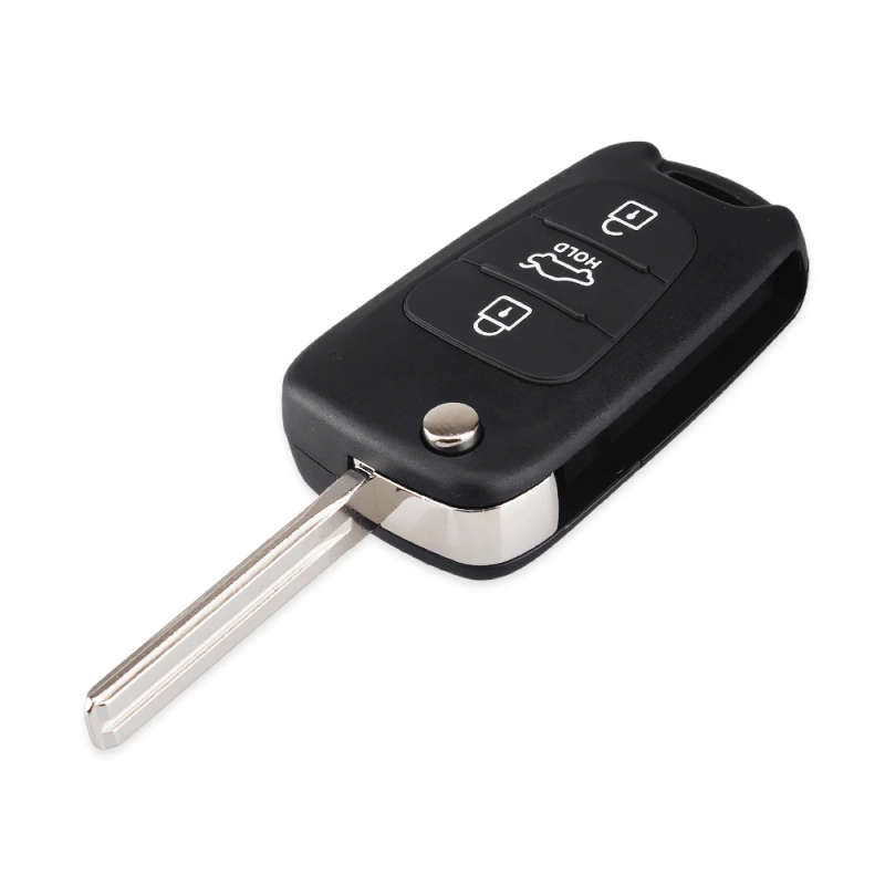 3 Buttons Flip Remote Key Shell For Hyundai I30 IX35 Kia K2 K5 sportage picanto 3 rio