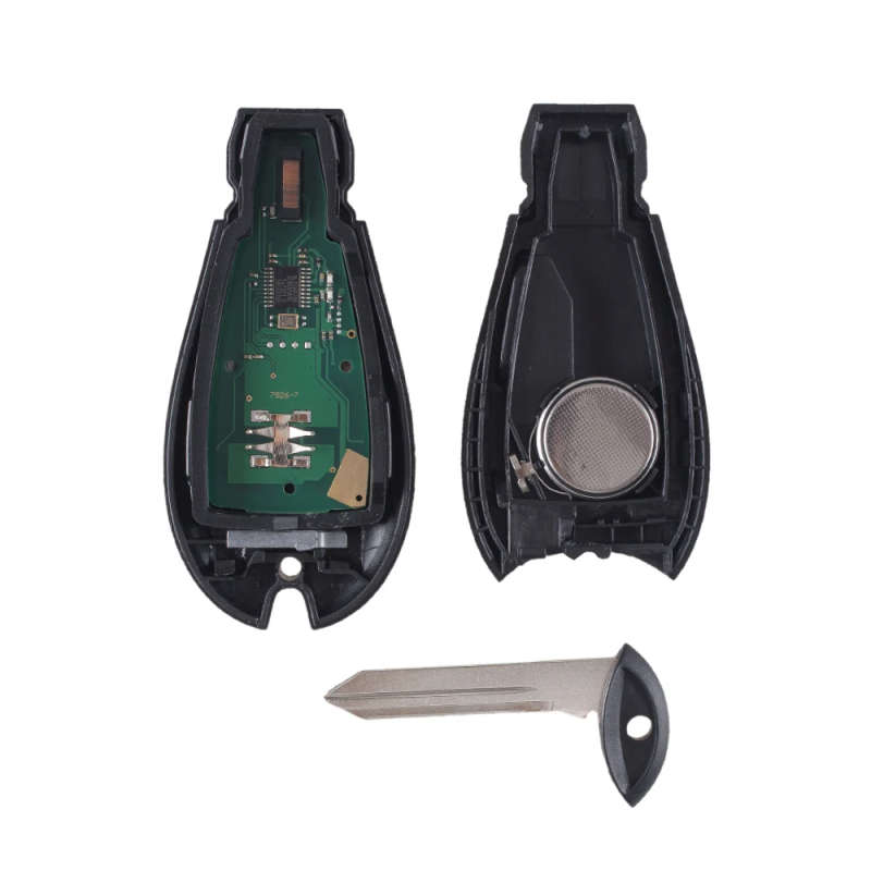 3 3+1 4 Buttons Remote Car Key For Dodge Challenger Charger Chrysler Jeep Frequency 433MHz