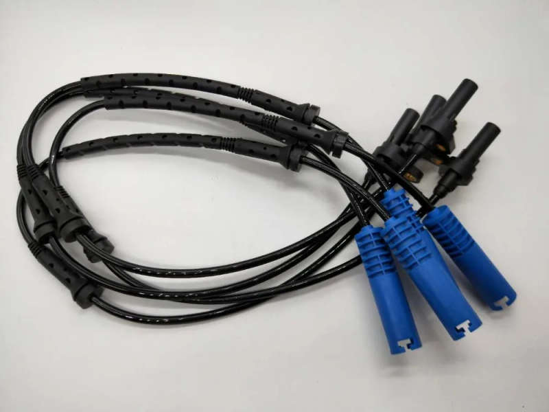 4PCS Front Left Right ABS Wheel Speed Sensor FOR 09-12 BMW E90 325 328i