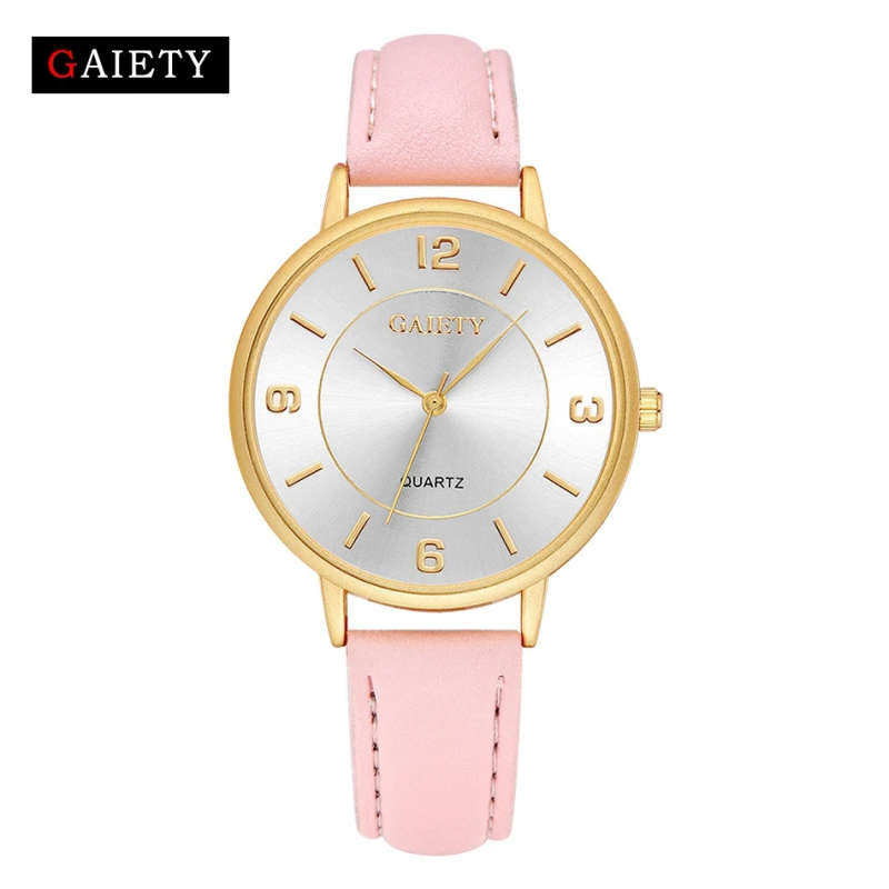 Womens Casual Dress Gold Wrist Watch.