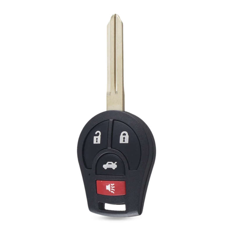 For Nissan Key Qashqai Sunny Sylphy Tiida X-Trail Rogue ID46 Chip Remote Key Fob 4 Buttons