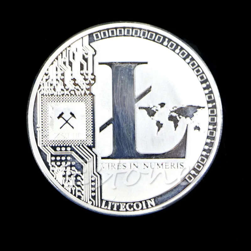 1 OZ Pure .999 Silver Plated 25 LTC Litecoin Vires in Numeris Medallion Coin New