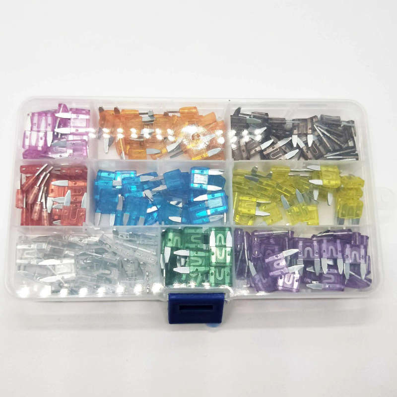 mini 240pcs Auto Automotive Car Boat Truck Blade Fuse Box Assortment 3A 5A 7.5A 10A 15A 20A 25A 3...