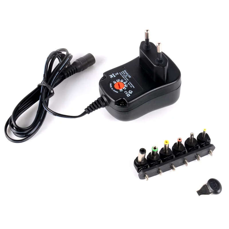 3-12V 12W Adjustable Power Adapter Cable Plug Charger