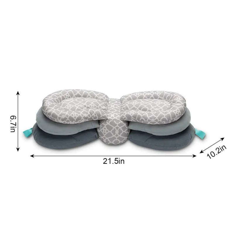 Baby Pillows Multifunction Nursing Breastfeeding Layered Washable Cover Adjustable