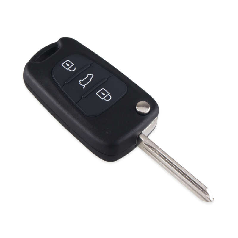 For Kia K2 K5 Sorento Sportage 2007 3 Button Folding Flip Remote Car Key Case Shell Left Blade