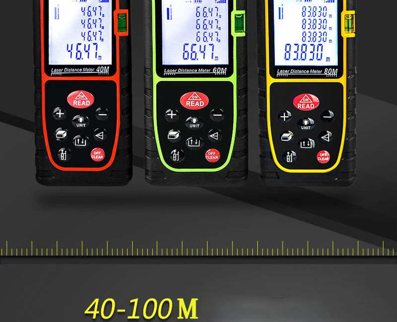 Laser Distance Meter Laser Rangefinder Laser Tape Range Finder Ferramentas Diastimeter Measure