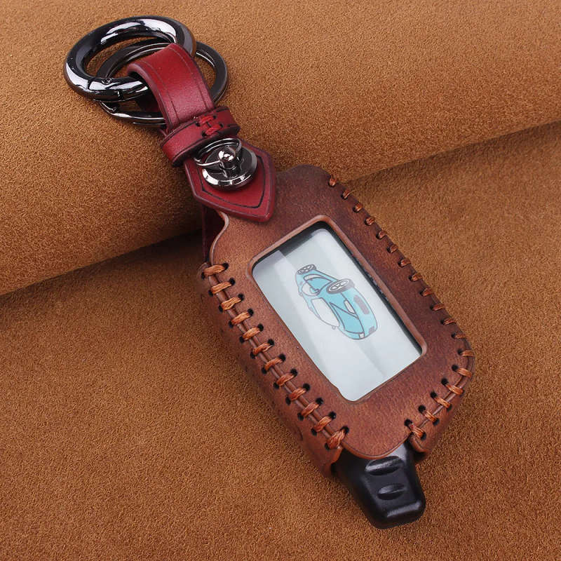 For Russian Version Vehicle Security Two Way Car Alarm System TOMAHAWK X5 Key Cover Case