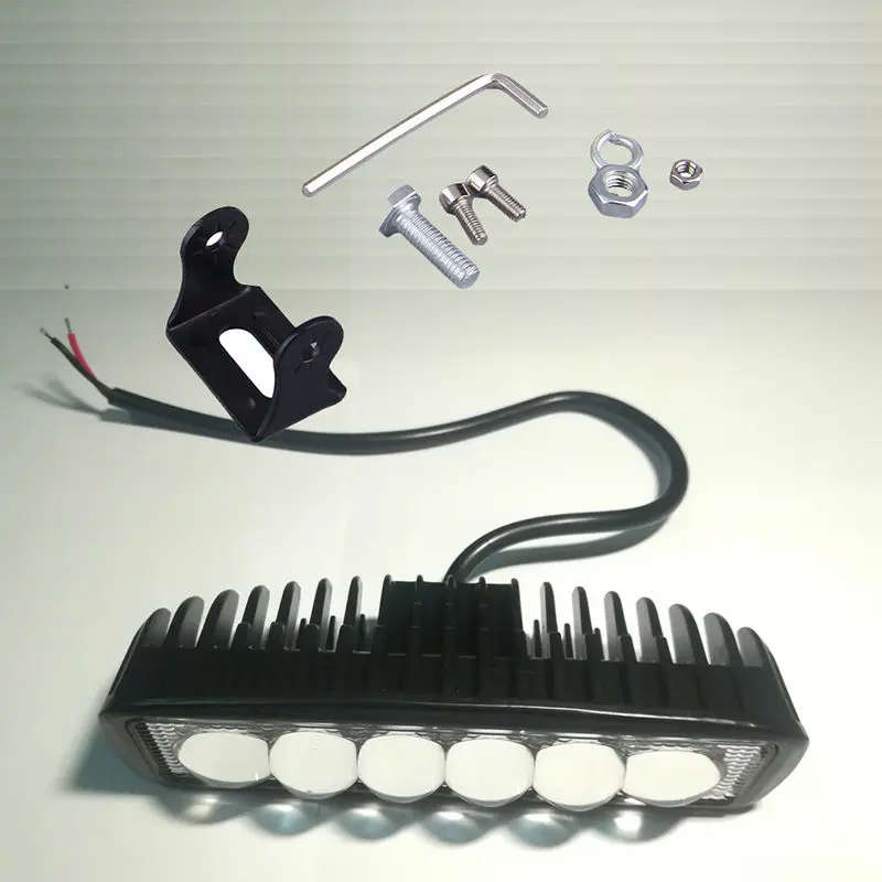 4 2017 Slim 18W LED Work Bar Light Flood Spot 4d new newest off road Offroad Car Truck Lamp ATV 10-30V IP67 Waterproof LED Lamp 6 inch motorcycle led fog light 18w slim fog lamp Spot 18W LED Work Bar Light