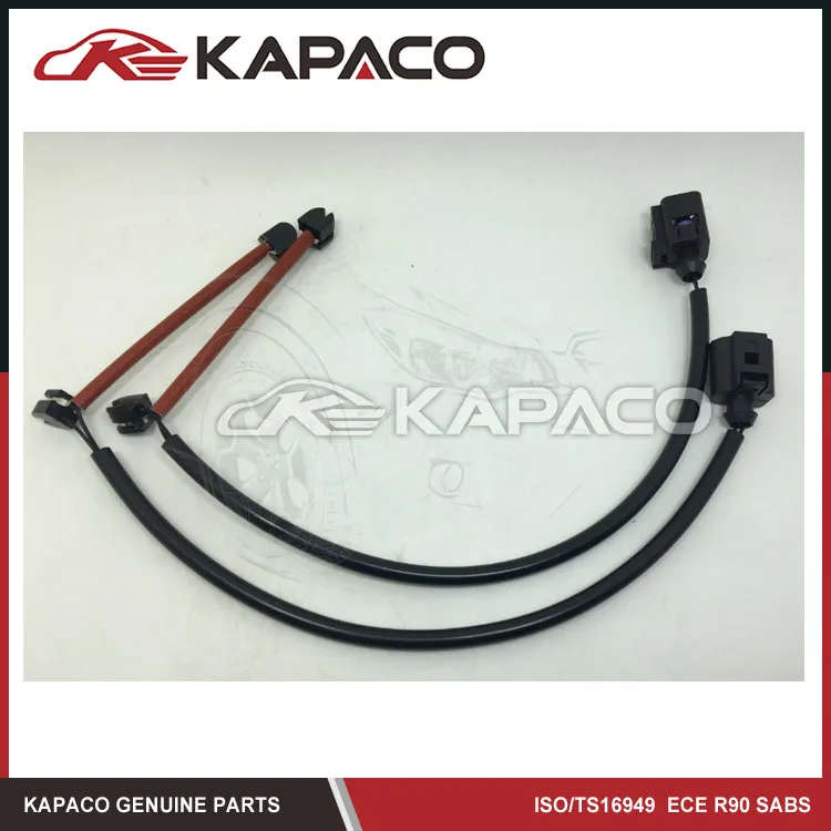 2 pcs Front Brake Pad Wear Sensor For Audi Q7 VW Touareg Porsche Cayenne
