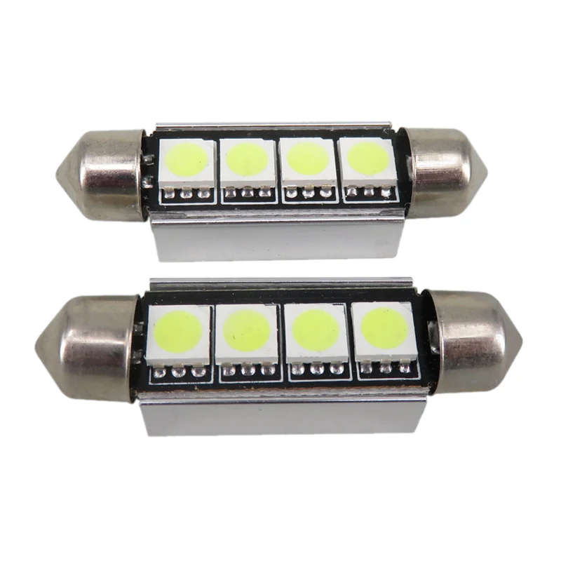Image result for  High Quality Car Festoon 31mm 36mm 39mm 41mm 4 LED 5050 SMD CANBUS No Error