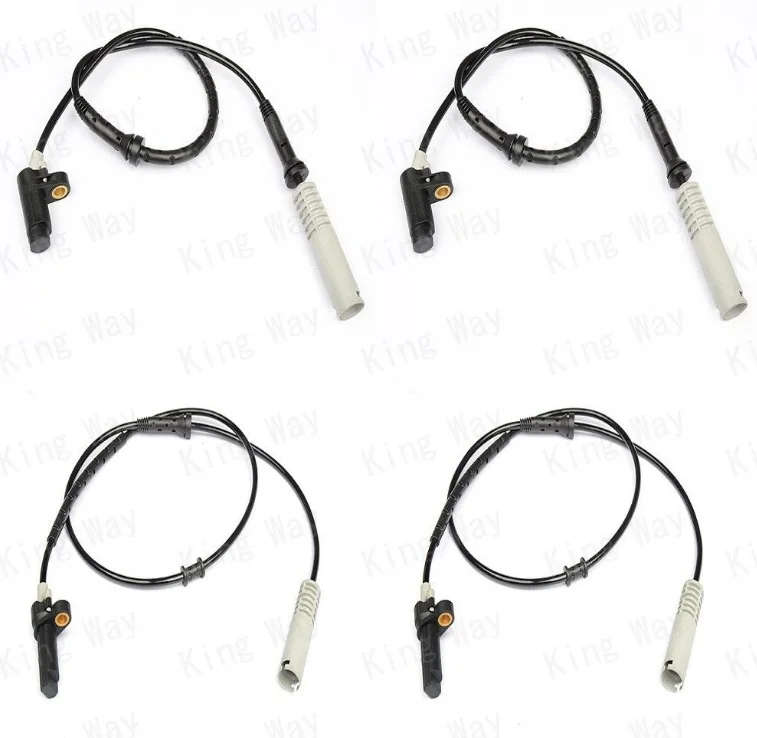 4pcs ABS Wheel Speed Sensor FRONT REAR Left/Right for BMW 740i 740iL 750iL