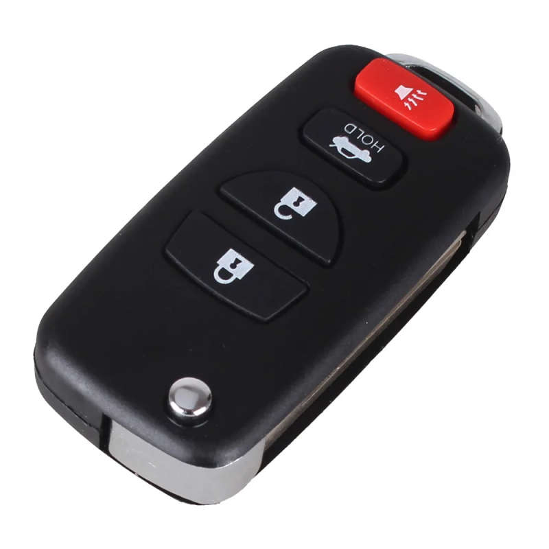 Remote Key Shell Case Folding Flip Fob For INFINITI G35 I35 350Z Nissan Sentra Altima Maxima