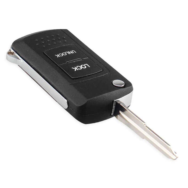 2 Buttons Remote Flip Folding Key Shell Fob Keyless Case For Mitsubishi Montero Pajero Diamante