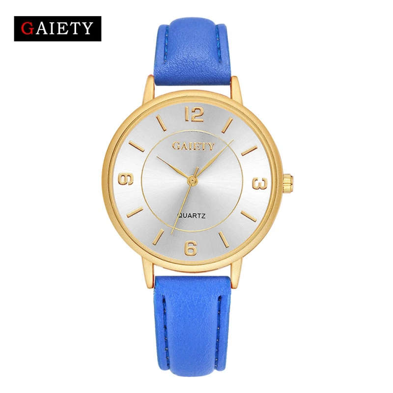 Womens Casual Dress Gold Wrist Watch.