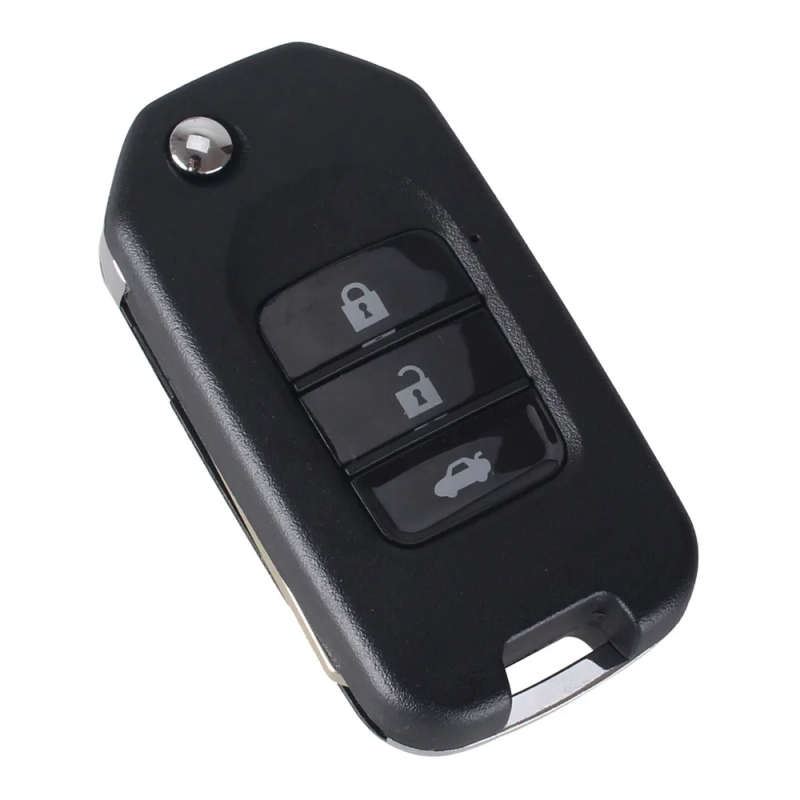 Flip Folding Modified Remote Key Shell 3 Buttons Fob For Honda Fit Marina Wisdom XRV CITY