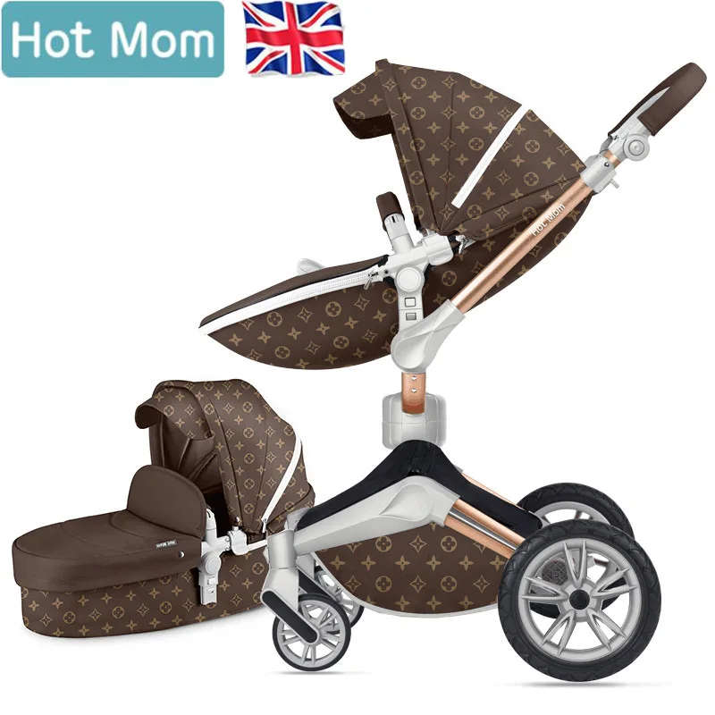 Baby Stroller Hot Mom Baby Carriage with Bassinet Combo