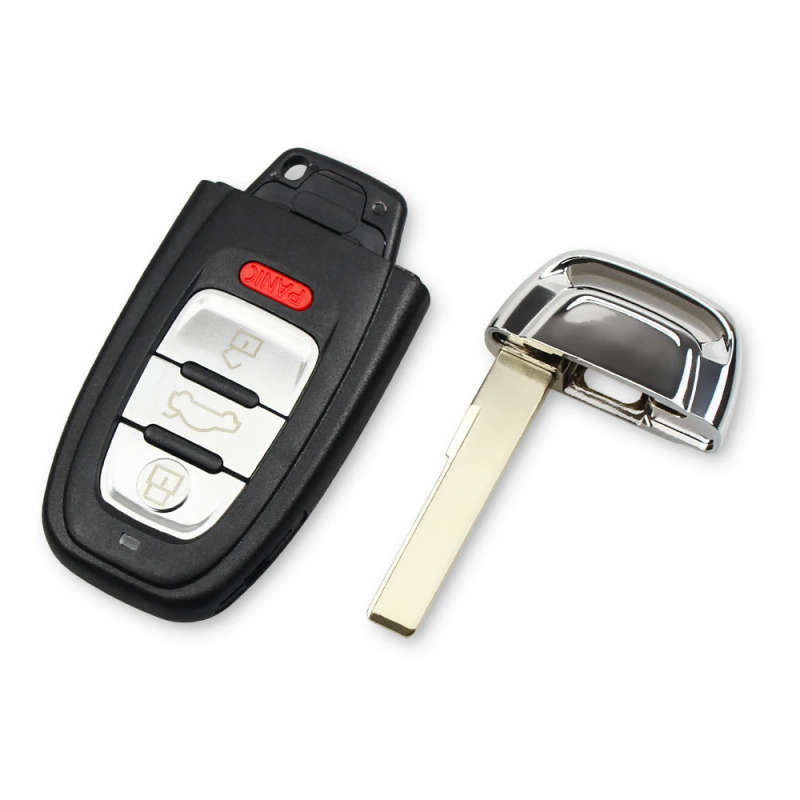 3+1 Button For Audi A3 A4 A5 A6 A8 Quattro Q5 Q7 Key Fob Smart Remote Key 315Mhz ID46 Chip