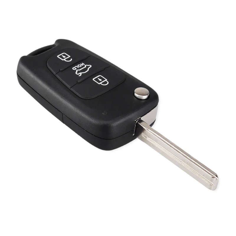 3 Buttons Flip Remote Key Shell For Hyundai I30 IX35 Kia K2 K5 sportage picanto 3 rio