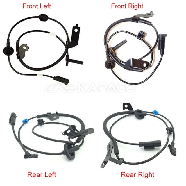 4 pcs F/R Left /Right ABS Wheel Speed Sensor For Mitsubishi Lancer ASX Outlander
