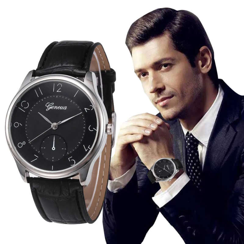Men's Geneva Business Watch - Black