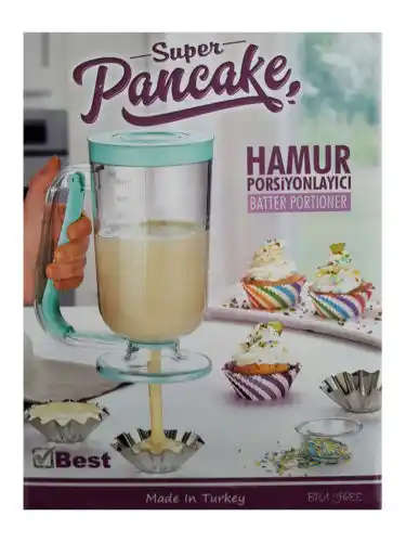 Super Pancake Maker Muffin Dough Dispenser Muffin Aid Pastry Jug Mixing Baking Tool