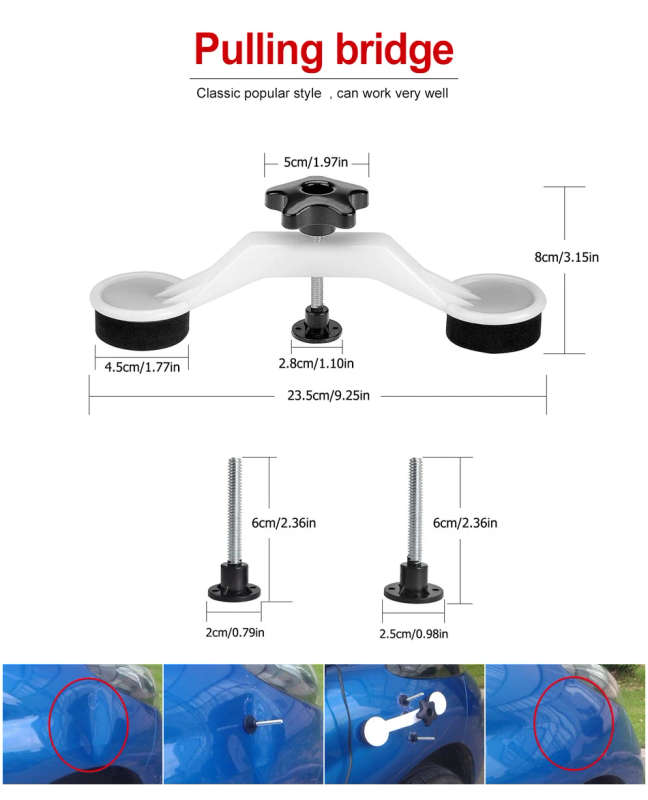 PDR Tools Paintless Dent Repair Tools Car Hail Damage Repair Tool Hot Melt Glue Sticks Glue Gun Pull