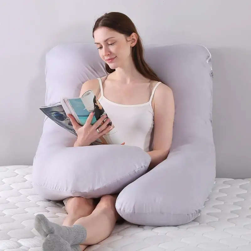 PREGNANT PILLOW (GREY)