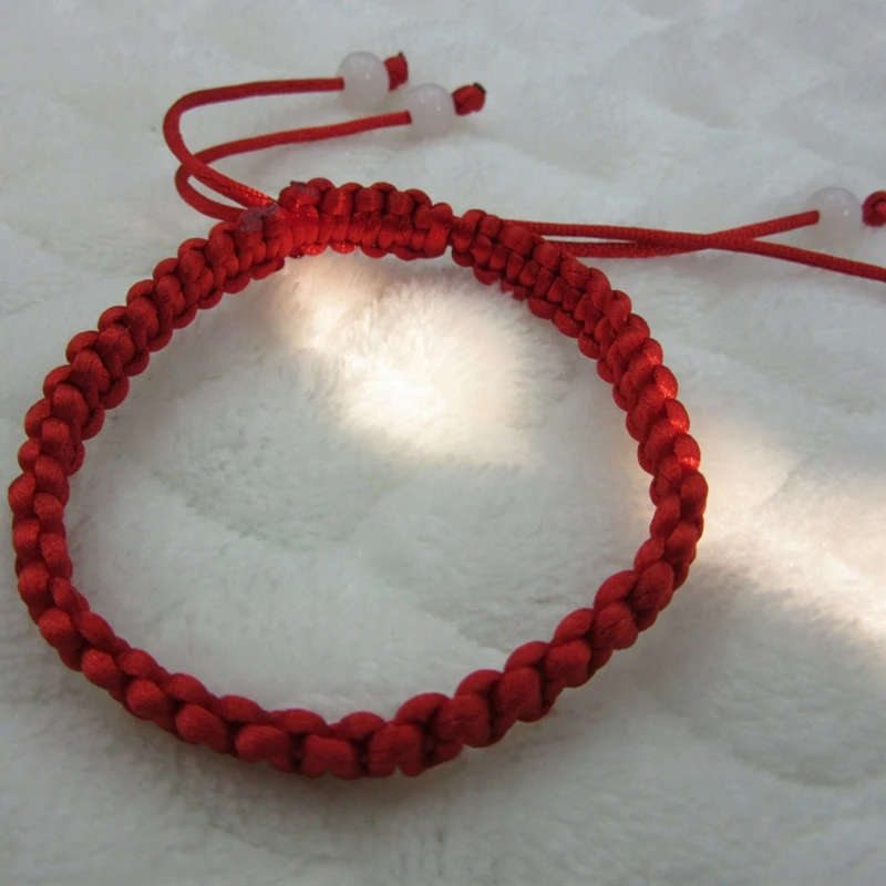 Kabala Good Luck Red String Rope Bracelet
