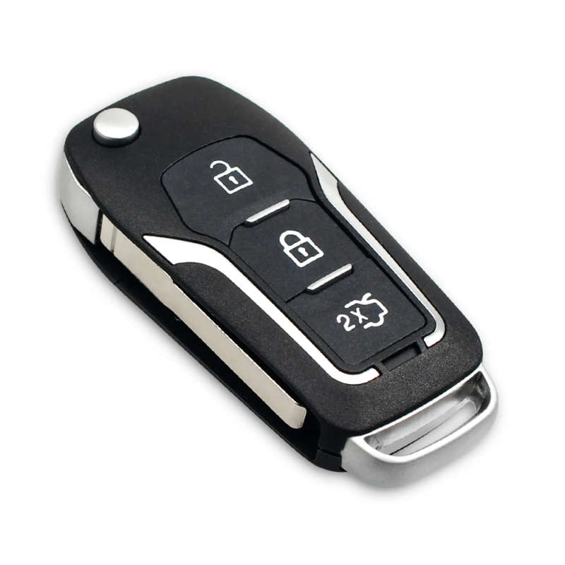 Flip Folding car Remote Key Shell For Ford Focus 3 Fiesta connect mondeo c max smart key Fob Case