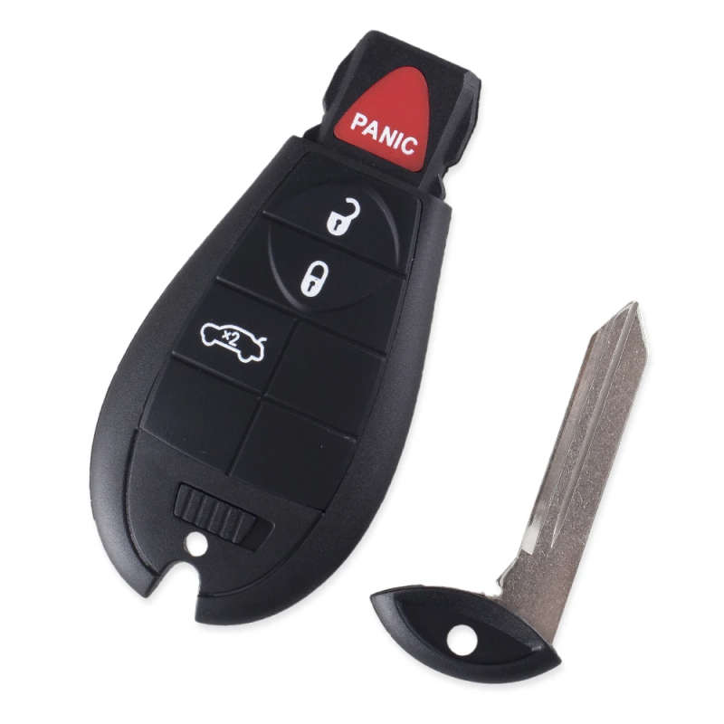 3 3+1 4 Buttons Remote Car Key For Dodge Challenger Charger Chrysler Jeep Frequency 433MHz