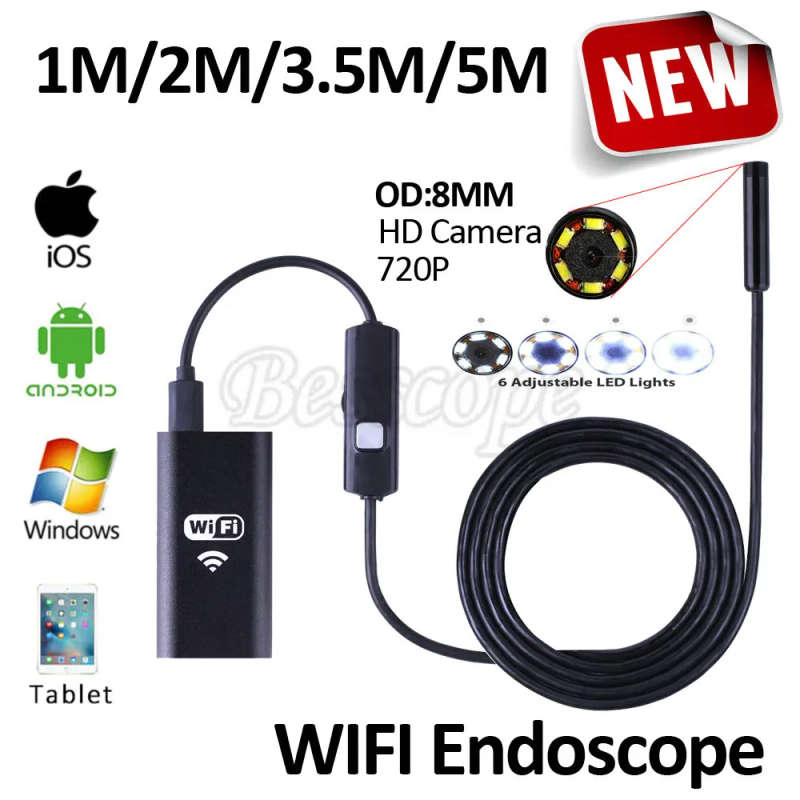 10M WIFI ENDOSCOPE HD720P