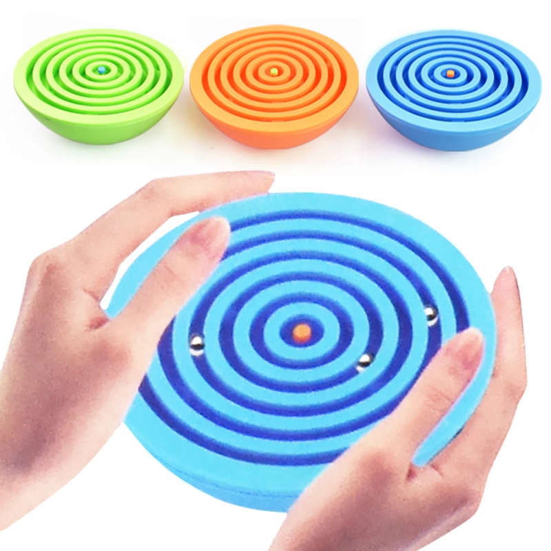 Labyrinth Magic Intellect Ball Balance Maze Perplexus Puzzle Education Toy (Green)
