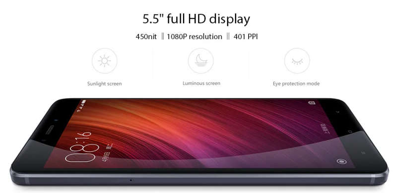 REDMI NOTE 4  5.5INCH screen