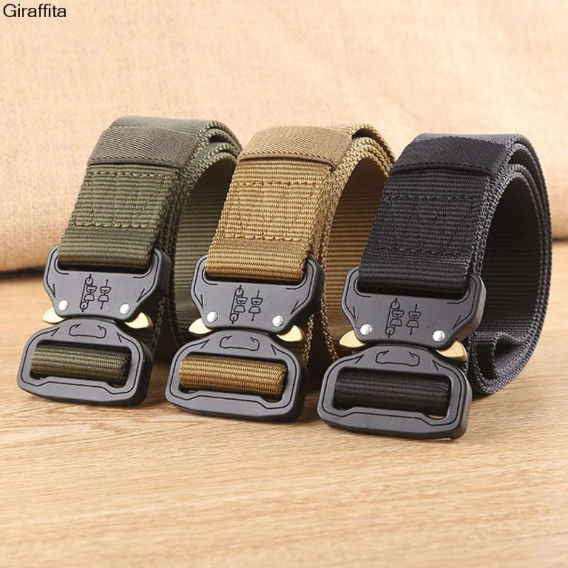 New Fashion Hot Tactical Gear Heavy Duty Belt Nylon Metal Buckle ...
