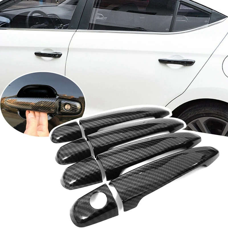 Car 8Pcs Door Handle Cover for Toyota Highlander Avalon Camry Sienna Tacoma 4Runner Lexus