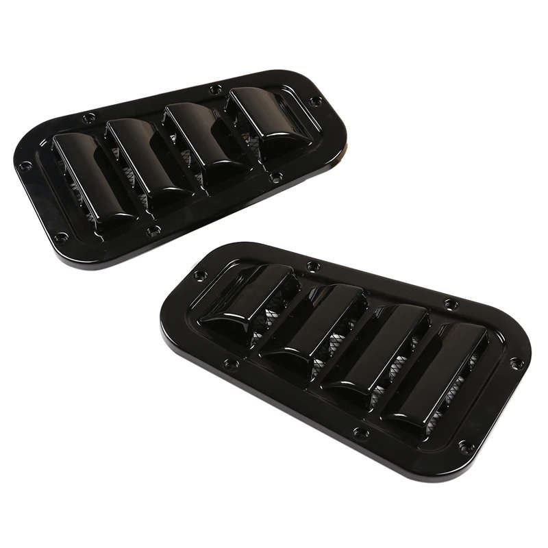 For Land Rover Defender 2004-2019 Car Front Bonnet Vents Hood Side Trim Cover