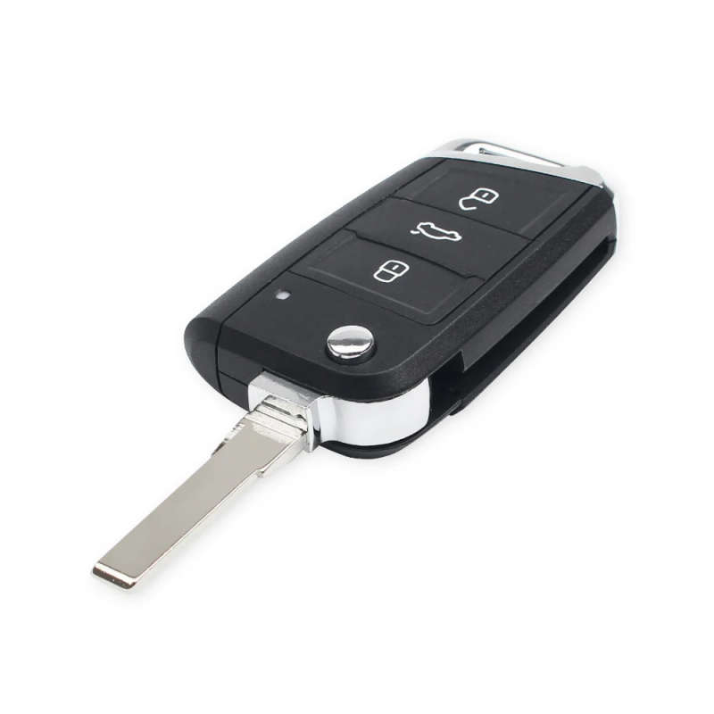3 Buttons Car Key Shell Case Fob For VW Volkswagen Golf 7 6 4 MK7 T5 Passat B5 Octavia Skoda