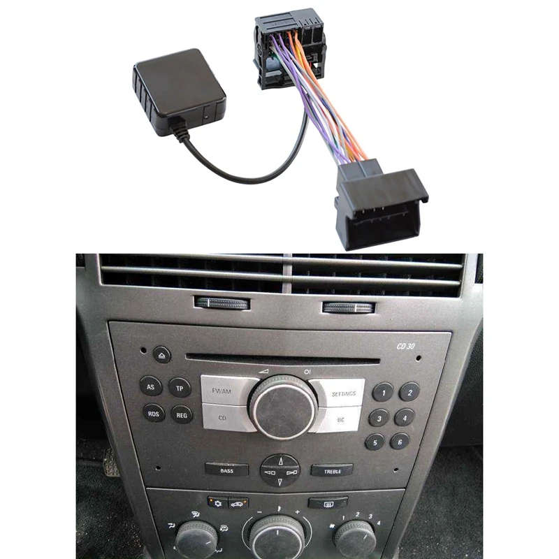 Car Audio Bluetooth 5.0 Receiver Aux Adapter for OPEL Astra CD30 CDC40/CD70/DVD90