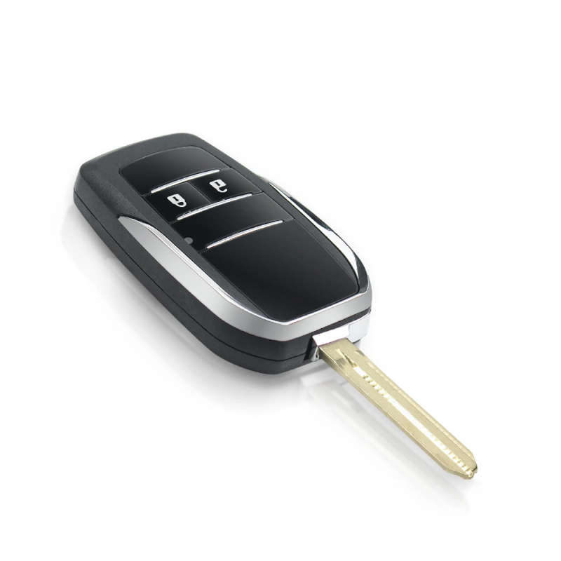 For Isuzu Original/Upgraded Flip Remote Key Fob 2 Buttons For Isuzu D-Max TOY43 Blade Key Cover