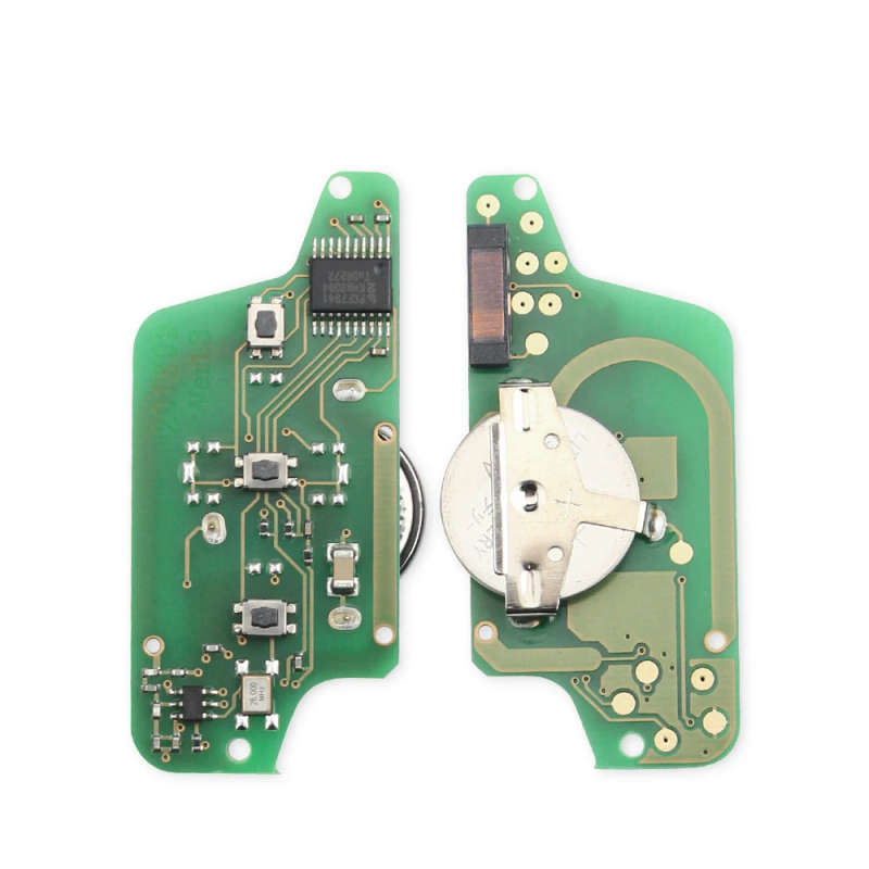For Peugeot 307 Flip Fob Remote Car Key 433Mhz ID46 PCF7941 Chip With Uncut VA2 Blade Auto Key