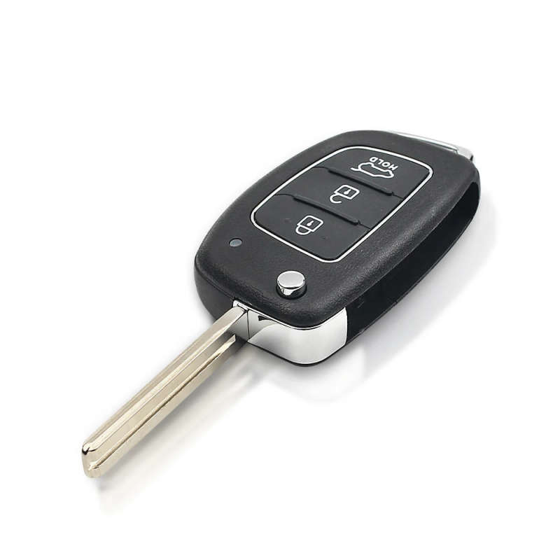 Flip Folding Remote Key 433Mhz Transponder Chip ID46 For Hyundai New IX35 IX25 IX45 Elantra Santa