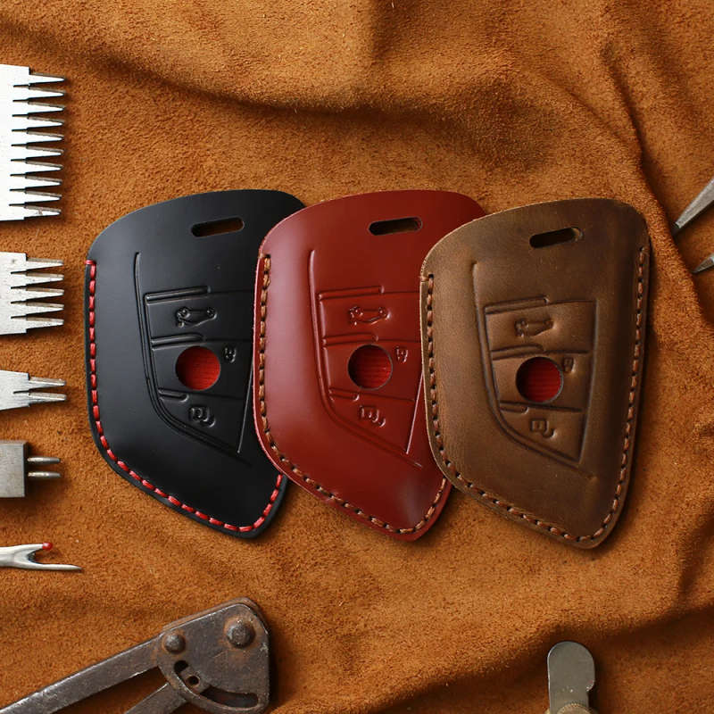 Car Key Case For BMW X1 X3 X4 X5 X6 F15 F16 F48 G30 G38 525 540 740 1 2 5 7 Series
