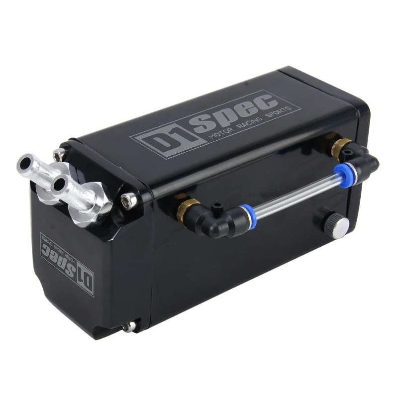 Universal Racing Engine Square Oil Catch Tank Can Embase Racing Catch Oil Tank Oil Catch Tank