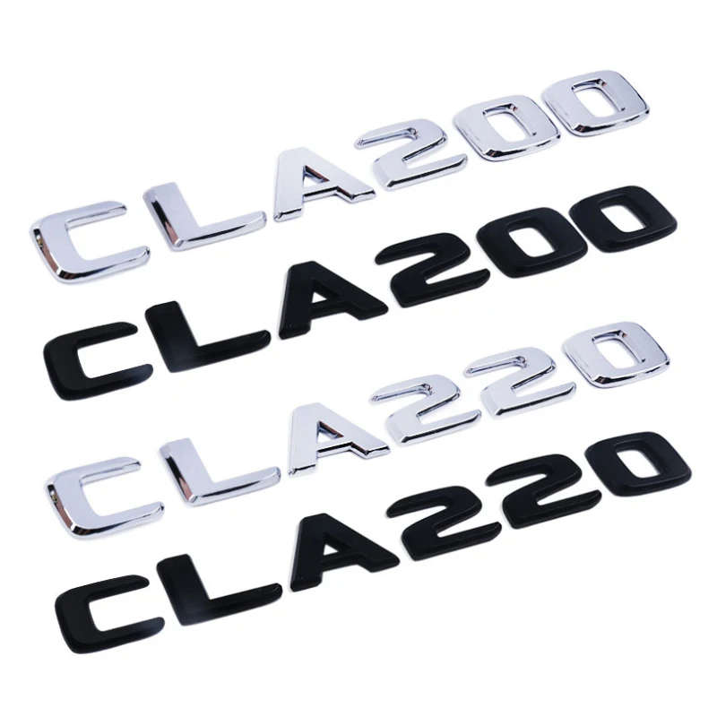 Letters Emblem Badge Trunk Logo Car Refitting Sticker for Mercedes Benz